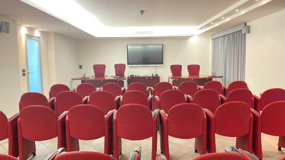Sala conferenze - Vista relatore e monitor interattivo