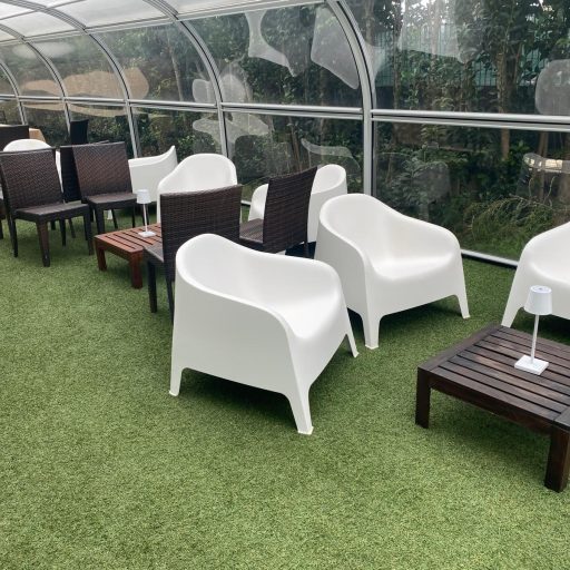 Zona break esterna al coperto